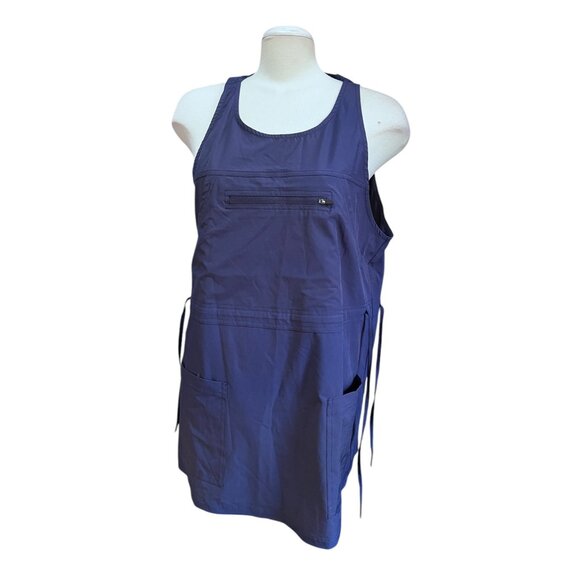 Halara Breezeful Backless Drawstring 2-Piece Active Dress Sz XS Blue Quick Dry - Picture 12 of 16